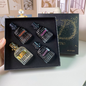 Valentino uomo scatola nera campione 4 pezzi profumo set-3054  