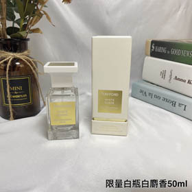 Tom Ford TF edizione limitata bottiglia bianca bianco muschio profumo-3103  