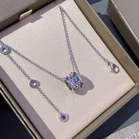 Bulgari carità primavera collana-3766  