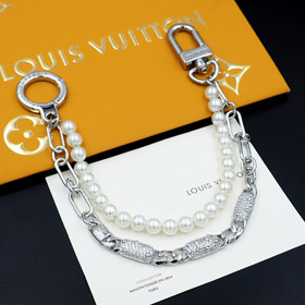 Louis Vuitton LV perla pieno diamante doppia catena in vita catena catena borsa catena-4056  