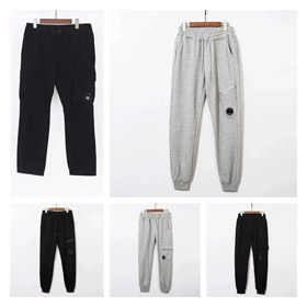 C.P.Company melange effetto sciolto traccia conica pantaloni-2902  