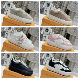 LOUIS VUITTON LV Scarpe da ginnastica casual in pelle da vacca Groovy-2943  