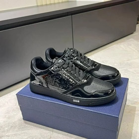 DIOR Scarpe da ginnastica in cuoio verniciato comode e versatile low-top-2998  