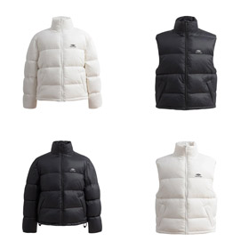 Balenciaga monocolore Logo lettera stampa zip stand collare giacca sci sciolto versione-4279  