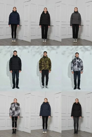 Canada oca spedizione serie pelliccia collare mezza lunghezza cappuccio Parka giù giacca-4298  