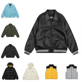 Corteiz Pebble finitura imbottito raso rivestito manica lunga isolato giù giacca-4328  