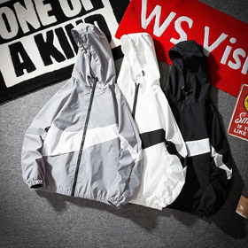 Nike retro sport stand collare logo stampa tessuto a manica lunga giacca-4367  