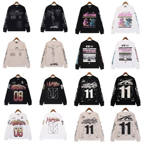 HELLSTAR pullover collo rotondo grande taglia sciolto felpa-4418  