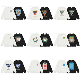 Casablanca nuova maglietta in cotone stampato sciolto-4426  