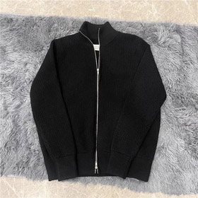 Margiela tutta la versione in lana con cerniera a collare alto cardigan maglione giacca-4471  