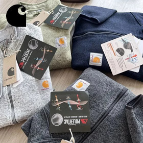 Carhartt caldo stand-collar giacca sportiva in pile-4842  