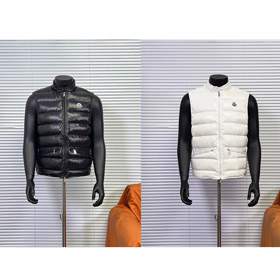 Moncler Gui stand-collar zip-up giù gilet-5051  