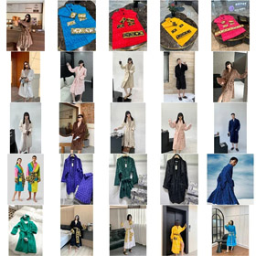 Dior Versace cotone assorbente tessuto terry accappatoio-5091  