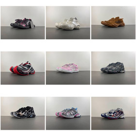 Balenciaga serie piattaforma lace-up scarpe da ginnastica grosse low-top e mid-top-5112  