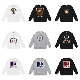 Un BATHING APE BAPE Crewneck Shark felpa-5148  