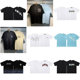 AMIRI lettera modello crew collo a maniche corte T-shirt-5151  