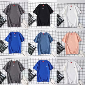 Nike crew collo a maniche corte sport T-shirt-5161  