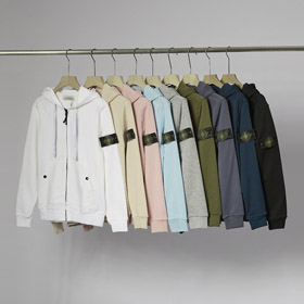 Stone Island felpa con cappuccio a zip-5239  