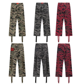 Hellstar nuovo ricamato nastro gamba dritta camuflaggio pantaloni di lavoro-5280  