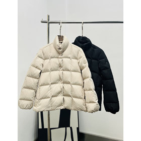 Moncler nuovo stile stand-collar leggero e caldo giù giacca pieno di 90% anatra bianca piuma-5304  
