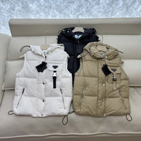 Prada nuovo cappuccio multi-tasca giù gilet-5347  