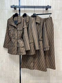 La nuova tuta casual in jacquard di Fendi set-5365  