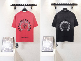 Chrome Hearts CH nuova T-shirt a maniche corte ricamata lavata-5419  