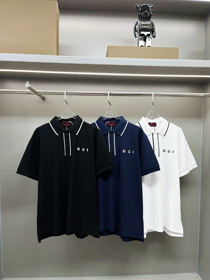 Gucci pique cotone traspirante e versatile a maniche corte T-shirt-5461  