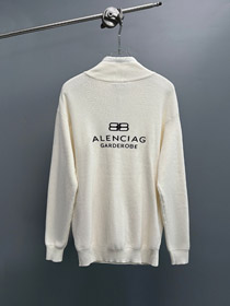 Balenciaga nuova faux due pezzi giacca cardigan maglia lana-5483  