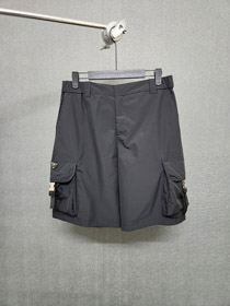 Prada nylon asciugatura rapida workwear-stile pantaloni corti sportivi-5490  