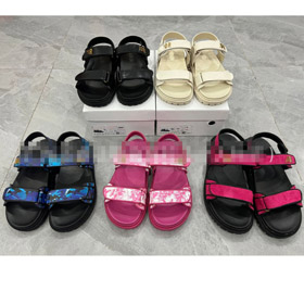 Dior nuovo cinturino velcro piattaforma cuneo sandali-5226  