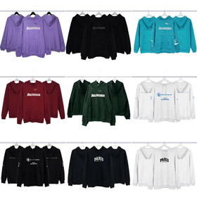 Felpa con cappuccio a maniche lunghe Balenciaga-5523  