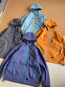 Patagonia colorato colore bloccato zip-up windbreaker giacca-5601  