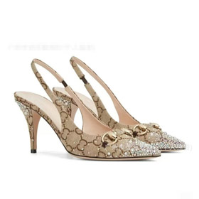 Gucci punta-punta slip-on tacchi stiletto-5610  