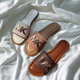 Nuovo Michael Kors sandali con logo lettering-5638  