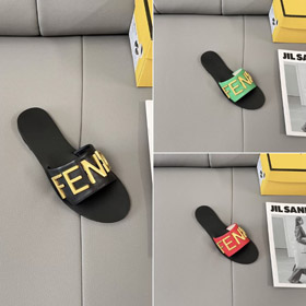 Fendi metallo lettera antiscivolo leggero scivolante sandali-5649  