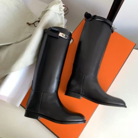 Hermès nuovo high-top fibbia stivali da equitazione-5694  