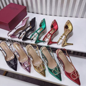 Valentino nuovo tacchi a punta fibbia stiletto-5719  