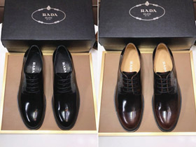 Prada nuove scarpe in pelle casual con lacci-5752  