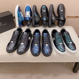 Philipp Plein antiscivolo, resistente all'usura finitura lucida scarpe sportive-5769  