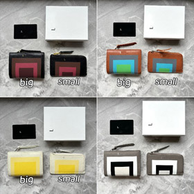 Loewe nuovo portafoglio piccolo multicolore con cerniera-5798  