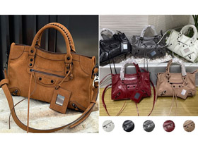 Balenciaga Millard Matte borsa a borse per motociclisti-5827  