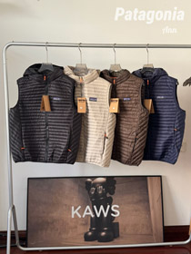 Gilet di cotone leggero Patagonia con cappuccio-5872  