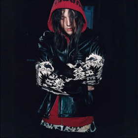 Supremo x Yohji Yamamoto scuro cranio giacca in pelle-5900  