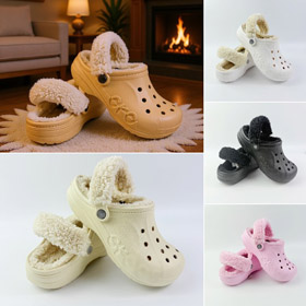 Crocs nuovo Bayaband foderato pantofole di cotone-5964  