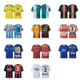 Maglia sportiva sportiva in maglia sciolta uniforme da calcio da uomo-1119